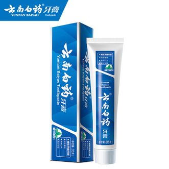 云南白药  牙膏清新口气 留兰 215g