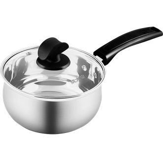 炊大皇  304不锈钢奶锅煮汤热汤锅加厚复底泡面锅婴儿宝宝辅食锅WG16348