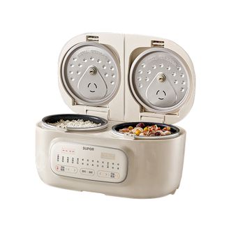 苏泊尔（SUPOR）  双胆电饭煲电饭锅家用多功能2.5L+2.5L双胆双控二合一上下双热源煮饭微压SF25TC0052