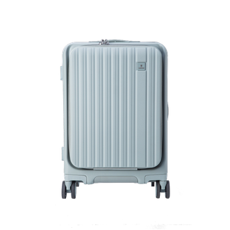 皇冠CROWN宽拉杆前开盖铝框拉杆箱20寸时尚旅行箱大容量箱C-F5299H/20