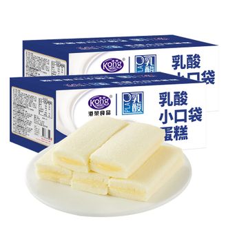 港荣/Kong WENG  蒸蛋糕乳酸菌面包450g*2盒