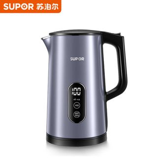 苏泊尔（SUPOR）  电热水壶家用1.7L大容量全钢无缝内胆烧水壶轻音多段调温电水壶SW-17S61A