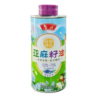 鲁花  亚麻籽油380ml（铁罐装）