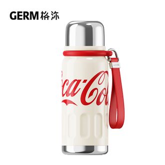 格沵  茶漏保温杯 可口可乐联名 316大容量水杯双饮杯子 580ml