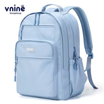 第九城/V.NINE  大容量书包女学生日系百搭潮流双肩包休闲运动包大号VD233991