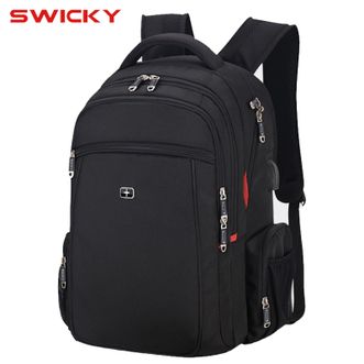 SWICKY 男女通勤商务背包大容量旅行户外包防泼水笔记本电脑书包007