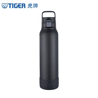 虎牌（TIGER）   户外运动大容量不锈钢真空保温保冷杯曜石黑1500ml