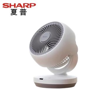 夏普/Sharp  电风扇/桌面空气循环扇/香薰小风扇/台式风扇/离子群净化遥控定时多角度摇头轻音节能PJ-CA204A