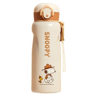 史努比（SNOOPY）  480ml保温杯不锈钢随行杯保温水壶咖啡杯水杯保温保冷杯杯子SNP7191