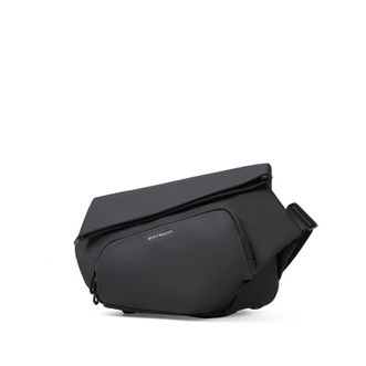 波斯丹顿（BOSTANTEN）单肩包斜挎包学生胸包腰包大容量运动背包 黑色 B1214011