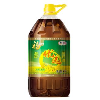 福临门  非转基因醇香菜籽油5L