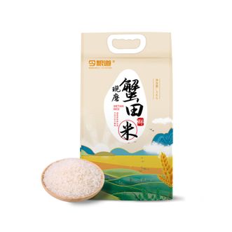 今粮道  现磨蟹田米5kg 蟹田大米 特等大米10斤双层真空包装当季新米