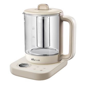 小熊/Bear  养生壶1.5L烧水壶多功能煮茶壶全自动家用玻璃办公室小型花果水果茶电热煮茶器