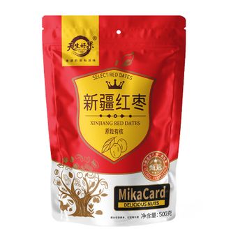 天生好果/TIAN SHENG HAO GUO  新疆红枣煲汤煮粥休闲零食下午茶500克