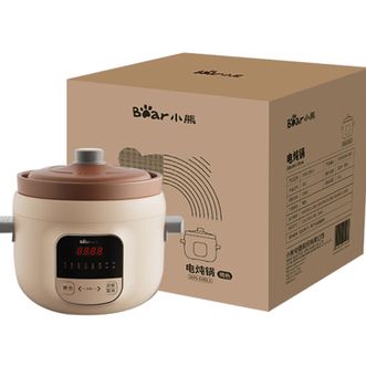 小熊/Bear  电炖锅 电砂锅 电炖盅 煲汤锅 炖汤锅 煮粥锅 紫砂锅 预约定时3-5人辅食燕窝3L电汤锅DDG-D30L3