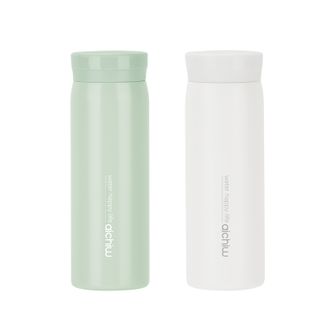 爱奇屋  保温杯随行口袋杯高颜值清新小巧水杯子280ML