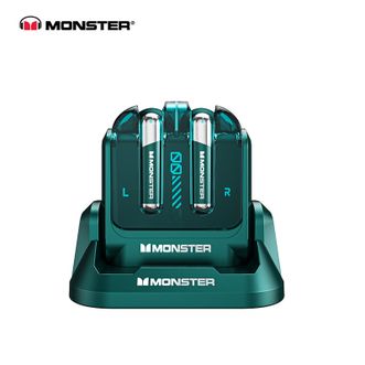 魔声  （Monster）XKT18绿色 【全球限量】2.4G超低延迟真无线蓝牙游戏耳机半入耳式 降噪长续航电竞游戏专用耳机 送男友礼物 【独立编码AAC+SBC】