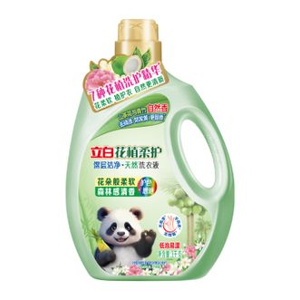 立白 花植柔护洗衣液深持久留香低泡易漂天然洗护液6斤3kg*1瓶 立白 花植柔护洗衣液深持久留香低泡易漂天然洗护液6斤3kg*1瓶