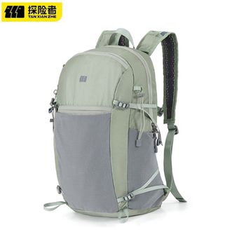 探险者（TAN XIAN ZHE）  户外登山包轻量背包徒步旅游双肩包大容量旅行便携超轻爬山书包 【天青色】