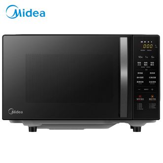 美的（Midea） 微波炉 家用微波炉一体机光波平板多功能智能杀菌饭盒加热 M1-L201B升级款