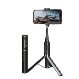 飞利浦（PHILIPS）   蓝牙自拍杆  2024新款自拍神器360度旋转自拍杆旅游便携三脚架拍照支架旅行出游一体式自拍杆
