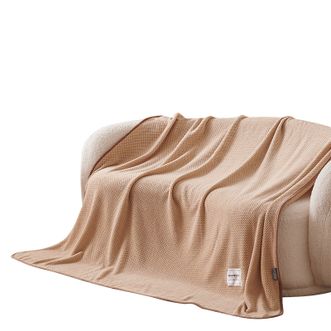 金丝莉KINTHERI  小憩午睡法式盖毯毯提空调毯沙发毯多用毯子180*200cm双面绒毛花绒毯子JT-1520