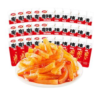 卫龙（WEI-LONG）  魔芋爽辣条 香辣素毛肚魔芋爽大礼包300g/盒便携20小包
