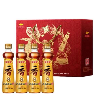 金龙鱼  芝麻香油礼盒220ml*4