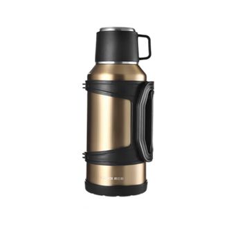 康巴赫  登峰系列户外旅行保温杯3200ml大容量不锈钢户外旅行车载水壶便携水壶KH-H33B02 富丽金