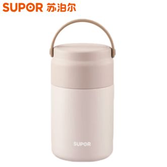 苏泊尔  保温餐杯 陶瓷内胆 便携 长效保温保冷 KC80KT10燕麦奶800ML（SUPOR）
