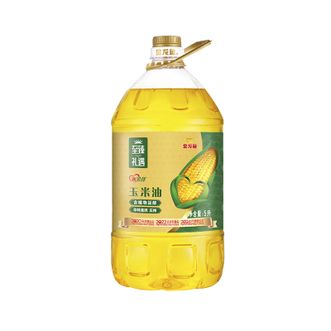 金龙鱼  至臻礼遇玉米油5L(非转压榨)家用食用油六大健康先进工艺压榨