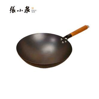 张小泉  家用炒菜锅 家味圆底铁锅(无盖)  32cm（C32920100 ）