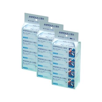 安慕斯（Anmous）  迷你系列 布一样手口屁湿巾7抽*8包*3提 A-BYYSJ7-24B