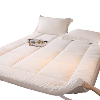 九洲鹿  A类亲肤抗菌夹棉立体床垫 180*200cm 白色 JZCD232