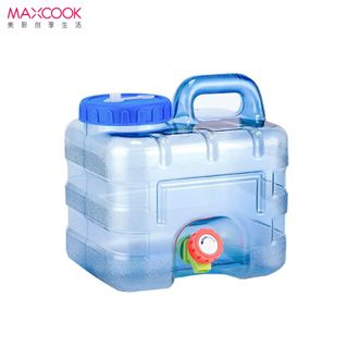 美厨（MAXCOOK）  正品 纯净水桶 矿泉水桶饮水桶装 PC塑料手提 户外露营户外饮水桶7.5L带水龙头
