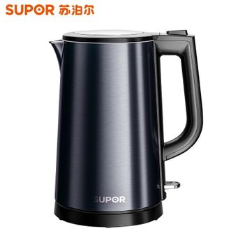 苏泊尔（SUPOR）  电水壶1.7L容量电热水壶电烧水壶开水壶保温全钢无缝内胆一键便捷开盖