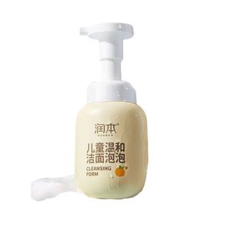 润本  儿童温和洁面泡泡儿童洗面奶男女孩专用宝宝200ml（AX）