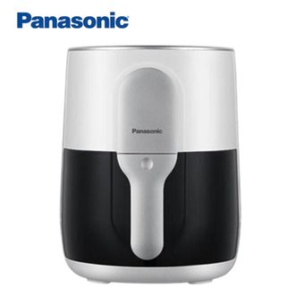 松下/Panasonic  可视双屏空气炸锅4升大容量多功能无油空气炸烤箱 NF-HC150-W 双屏双显/梨花白