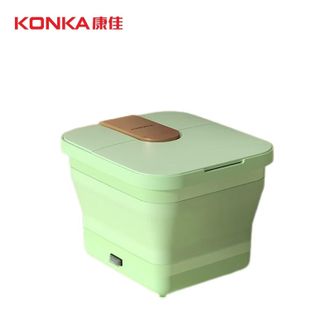 康佳/Konka  足浴盆  标配款-绿色 折叠泡脚桶 折叠泡脚洗脚盆智能足疗按摩器