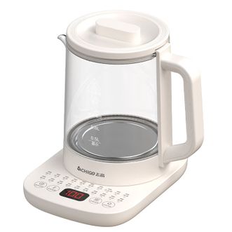 志高（CHIGO）  养生壶花茶壶煮茶器 加厚高硼硅玻璃电水壶热水壶1.8L大容量烧水壶 YG-KP18F