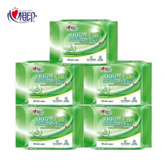 心相印 杀菌卫生湿巾便携抽取式 16片/包*5包（80片）