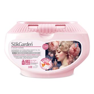 蔬果园/SukGarden  洗衣凝珠30颗四效合一除菌除螨玫瑰香味