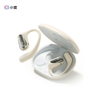 小度/Xiao Du  S108 真无线蓝牙耳机AI智能语音助手 开放挂耳式蓝牙耳机不入耳内置实时翻译运动通话降噪长续航 AI智能声控丨4麦降噪丨珠玉白