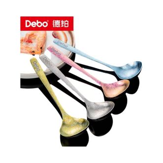 Debo  索菲娅钛勺子加长手柄纯钛勺子抗菌抑菌DEP-957