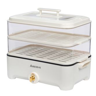 艾贝丽/Abereve  可蒸可煮多功能电火锅