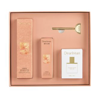 独特艾琳/Dear lrean  指尖绮梦香氛礼盒（配礼袋） （夜樱繁星护手霜35ml*1+10ml*1，浮靡之水香水10ml*1）