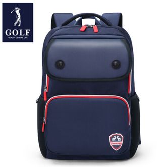 高尔夫GOLF 时尚轻便双肩背包儿童书包男女英伦中小学生多隔层大容量 D933951