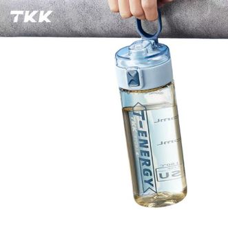 TKK  超燃运动水杯塑料水杯运动便携直饮杯子 潮汐蓝  500ml  TKK1032