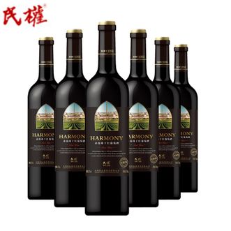 民权  优酿级赤霞珠干红葡萄酒750ML*6礼盒装
