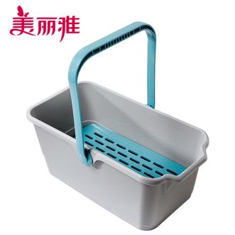 美丽雅  长方形拖把桶口径47.5cm清洗胶棉平板海绵拖地墩布拖把单桶水桶